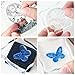 Clear Stamps for Cards Making 8 Sheets Scrapbook Rubber Silicone for DIY Scrapbooking Seal Photo Album Wish Decorative Butterfly Love Heart Words (8 Sheets)