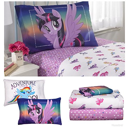 My Little Pony Movie Girls Twin Bedding Sheet Set