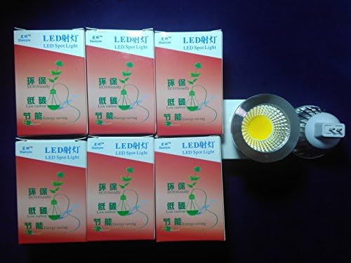 Stareyes 6 Pcs Per Lot MR16 AC&DC 12V COB 5W Warm White 2800-3500k Led Spotlight Lamp Spot Light Downlight Bulb Led Droplight Lighting