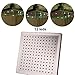 Color Changing Shower heads RGB Flash Square 8-inch Chrome for Bathroom