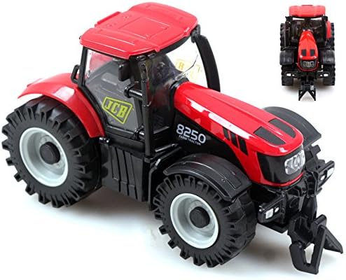 Models Farmer Red Car Headstock Boy Model Toy Vehicles Toys For Children Gifts Collectible Dibang Diecasts
