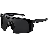 kimorn Polarized Sports Sunglasses for Men, Warp Around Goggles Sun Glasses with UV400 Protection for Driving Fishing