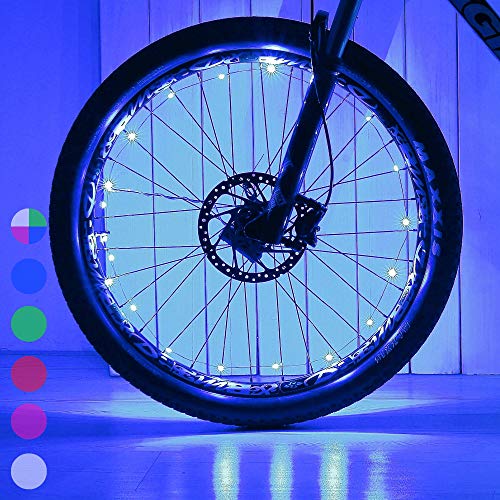 DAWAY Led Bike Tire Lights A01 Fun Bicycle Spoke or Frame Safety