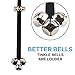 Solredo Dog Doorbells Potty Training 2 Pack Potty Bells 7 Extra Loud Bells Adjustable Dog Training