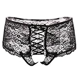 ohyeahlady Women Lace Thongs Panties Plus Size Underwear Sexy Knickers Tangas M-6XL