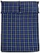 Amazon Basics Yarn-Dyed Lightweight Flannel Sheet Set - King, Blackwatch Plaid