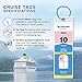 Cruise Luggage Tags for Suitcases, Cruise Essential Holders, 12 Pack Luggage Tag Holders 2025 & 2026 for NCL, Princess, Carnival, Royal Caribbean - Cruise Essentials