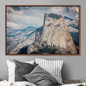 signwin Framed Canvas Wall Art Snow Mountain Cool...