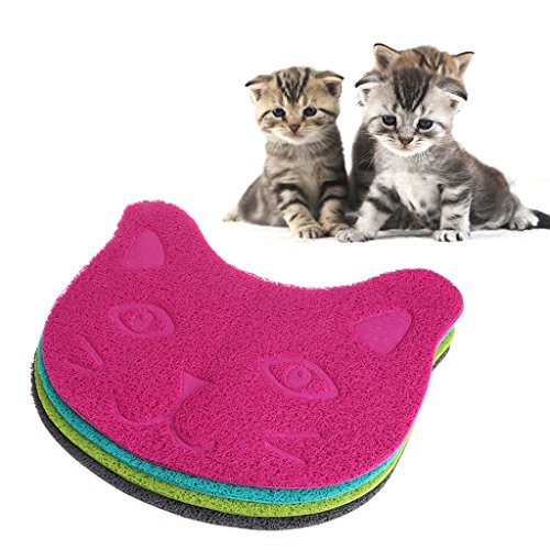 Hergon étanche Tapis De Bac à Litière Pour Chat Nourriture