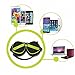 Jarv Joggerz PRO Sports Bluetooth Headphones with Built-in Microphone, Secure Neckband Design - 20 Hours of Run Time - Black/Green