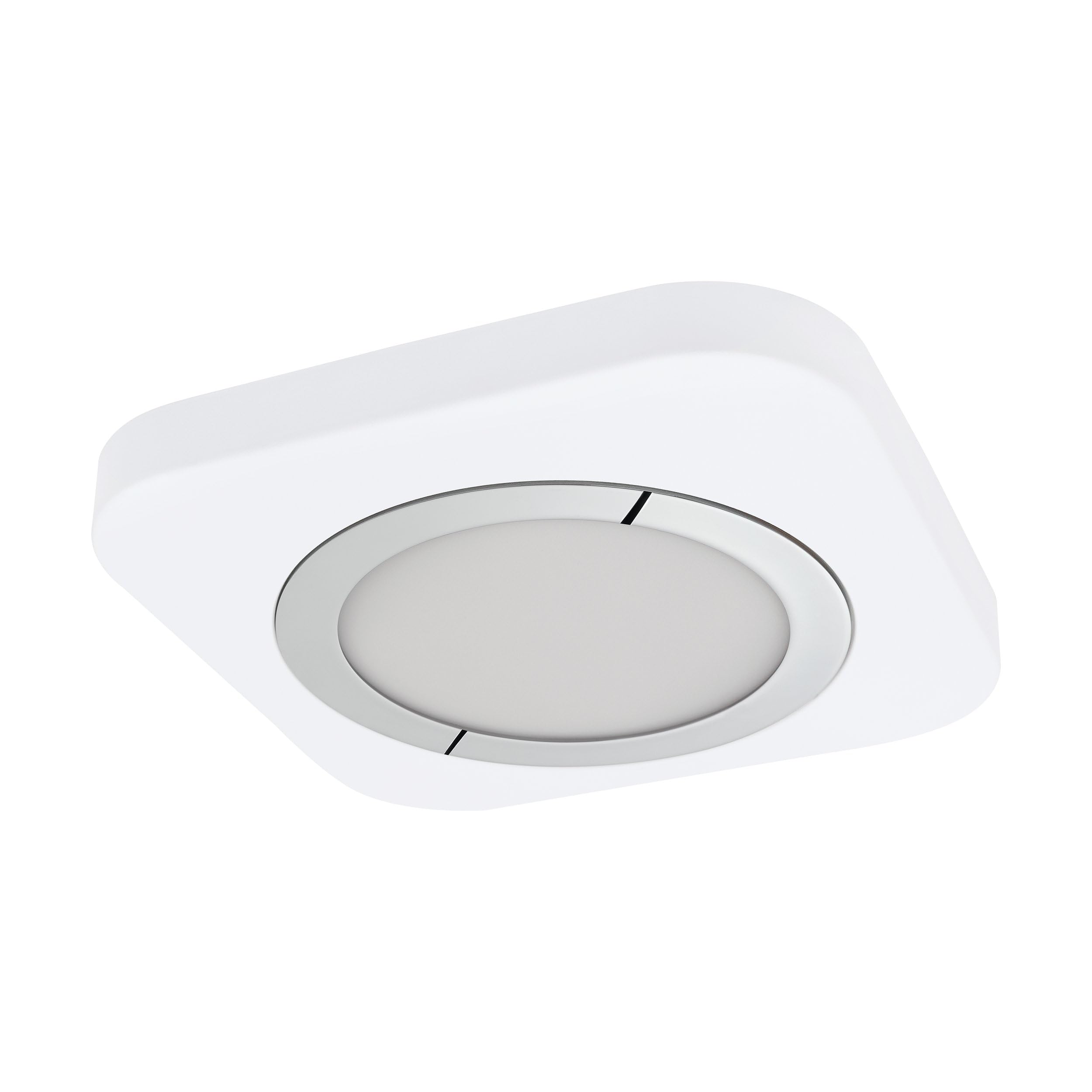 Eglo Puyo Surface Mounted Light Steel 16.5 W, White, Chrome