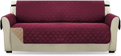 honcenmax funda cubre sofa protector para sofas acolchado anti sucio para mascotas protector de sofa muebles 3 plazas 110 x 75