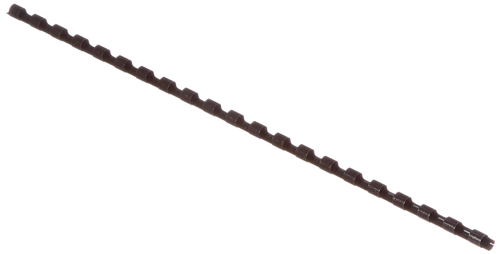 Leitz Plastic Comb Binding Spines 6mm Black - Pack of 100