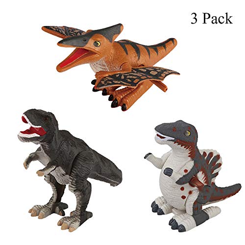 MOLICUI Wind Up Dinosaur Toys for Toddlers-3 Pack