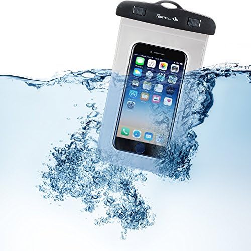 Universal Waterproof Phone Case - CellPhone Dry Bag for Apple iPhone 6S 6,6S Plus,7 SE 5S, Samsung Galaxy S7, S6 Note 5 4, HTC LG Sony Nokia Motorola up to 6.0" diagonal (Black) by theNORTHblu