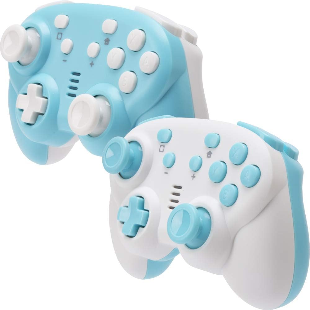 Amazon Co Jp Cyber ジャイロコントローラー ミニ 無線タイプ 2個セット Switch 用 ライトブルー Switch ゲーム