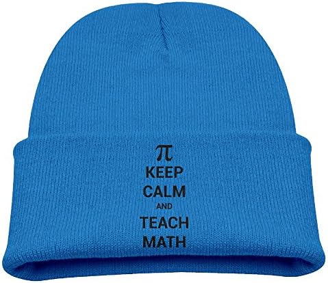 CHIDAE Keep Calm and Teach Math Toddler Winter Hats Watch Cap