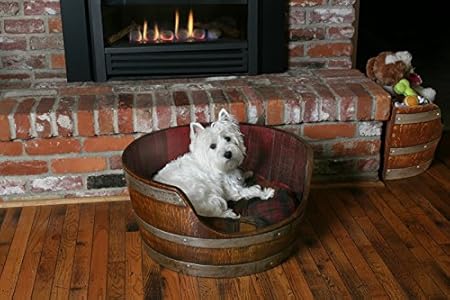 wine crate dog bed