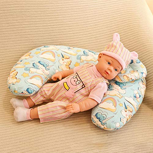 Breastfeeding Pillow and Positioner, Baby Feeding Nursing Pillow Multi-Function Baby Learning Sitting Waist Pillow - Thumbnail 2