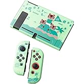 PERFECTSIGHT Protective Case Compatible with Nintendo Switch | Cute Soft TPU Anti-Slip Skin Grip Cover | Hard Shell Dockable Case | Anti-Scratch Shock