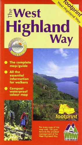 West Highland Way: Map/Guide (Footprint) by Footprint (Map)