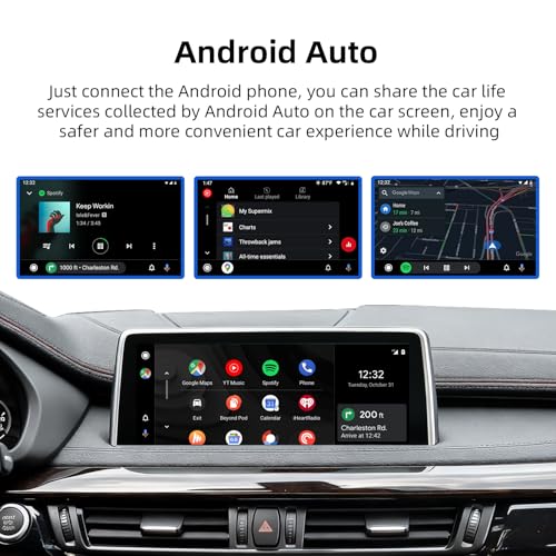 EZoneTronics CarPlay & Android Auto Retrofit Kit Decoder per BMW 1 2 3 4 5 6 7 Serie X3 X4 X5 X6 Mini 2012-2016 con sistema NBT OEM Plug & Play Upgrade Module con SWC WLAN Bluetooth Siri GPS