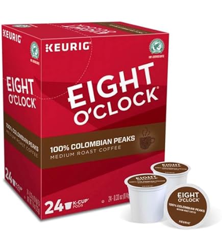 Amazon.com: Eight O'Clock Coffee Colombian Peaks, Single-Serve