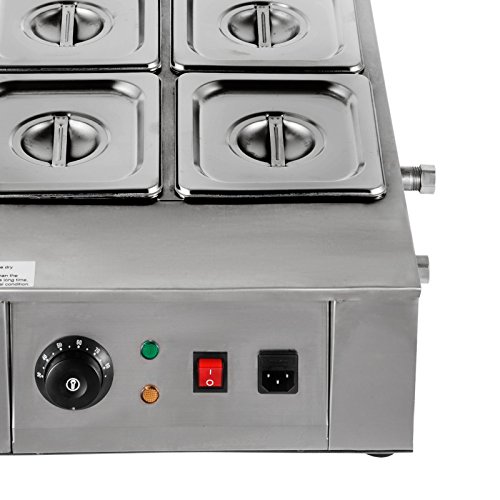 image for BestEquip 26.45LB Capacity Chocolate Tempering Machine 1000W 6 Pots Me