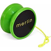 Merlin Yoyo Professional &amp; Responsive with Narrow C Bearing, Silicone Response System &ndash; Extra String Included &ndash; Trick Yoyo for Beginners &amp; Skill Play &ndash; Green