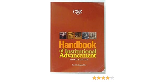 Handbook Of Institutional Advancement Peter M Buchanan - 
