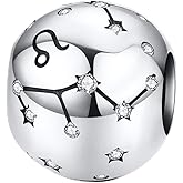 Constellation Charm 925 Sterling Silver Birthstone Bead for Pandora Charms Bracelet-Gift for Anniversary Birthday Christmas Day
