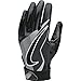 Boy's Nike Vapor Jet 4 Football Gloves Black/Wolf Grey Size Medium