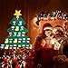 Outgeek Felt Christmas Tree, Countdown Advent Calendar Tree DIY Christmas Tree Advent Calender with 24 PCS Ornaments for Kids New Year Door Wall Hanging Xmas Decoration