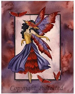 Masquerade Amy Brown Open Edition 8.5"x11" Fairy Print