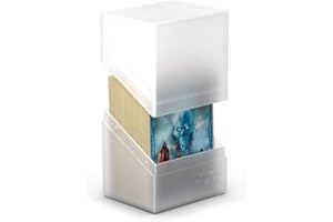 Ultimate Guard Boulder 80+ Classic, Deck Case for 80 Double-Sleeved TCG Cards, Frosted, Secure & Durable Storage for Trading Card Games, Soft-Touch Finish