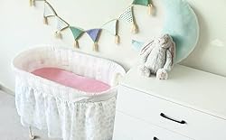 Baby Bassinet Sheets 4 Pack Compatible with 4moms
