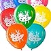 Art Party Balloons (16 pcs) Assorted Colors by Nerdy Words
