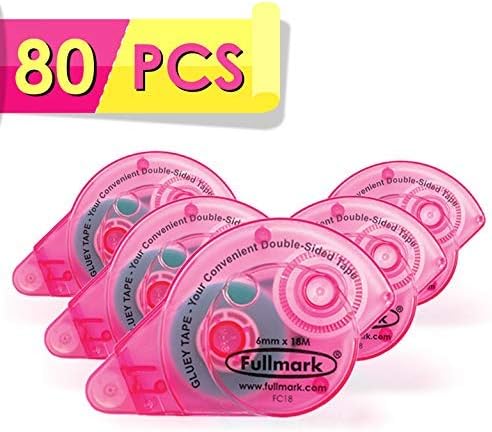 Fullmark Back to School Special Set! Glue Adhesive Rollers, 80-Count