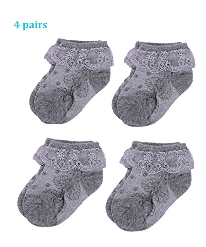 baby dress socks with lace