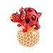 Stress Relief Mesh Squishy Toy Balls Set, Grape Squeeze Hand and Wrist Sensory and Fidget Toy to Vent Mood and Autism, Soft and Fun Novelty Pressure Ball for Kids and Adults, Blue, Green & Orange Pack