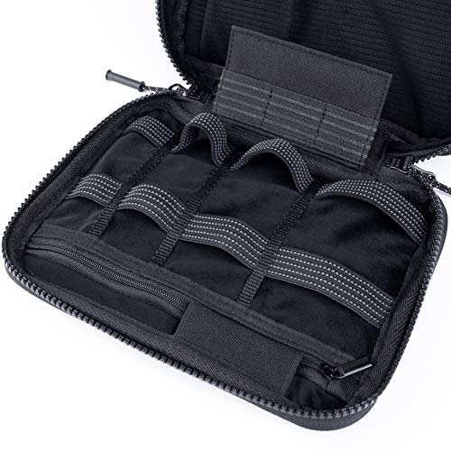Comfyable Wire Organizer Bag, Power Charging Cord Travel Case, Computer Accessories for Apple Accessory, Cable Wire Gadget Storage Case Holder Black