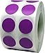 Lilac Color Coding Labels for Organizing Inventory 0.50 Inch Round Circle Dots 1,000 Total Adhesive Stickers On A Roll