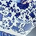Jingdezhen Bleu et Blanc Porcelaine Vase, Vase Chinois Vase Antique en Céramique,Vase Art Déco pour le Ménage, Bureau, Mariage, Fête