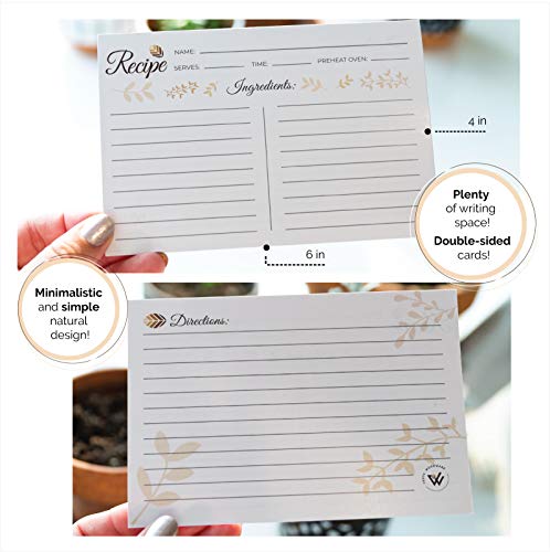 thumbnail image 2 of Mason Jar 4x6 Recipe Cards, Bridal Shower Recipe Card Set, Housewarmin 2 of 10