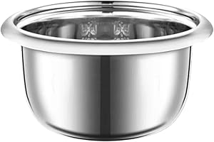 304 Stainless Steel Rice Cooker Inner Bowl，Compatible for Breville，BRC350 Replacement Rice Cooker