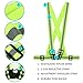 FLYTT Reflective Vest 2 Pack, Elastic and Adjustable Reflective Gear for Running, Walking, Jogging,Cycling,Motorcycle (Green)