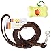 ADITYNA - Premium Leather Dog Leash - 6 ft, Heavy-Duty, Soft & Strong for Small/Medium Dogs - Perfect for Walking, Training, Hiking, and Running (Medium: 6 ft x 5/8