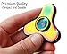 Figit Spinner by Hot Novations, Pro Metal Rainbow Fidget Spinner - Hand Toy For Tricks - Best Mini Spinner For Kids with Autism. Anti Anxiety Toy. Exclusive Design.
