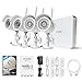 Zmodo 8CH Wireless Security Camera System - 1080P HDMI NVR with 500GB Hard Drive, 4 x 720P HD Wireless Cameras Night Vision - WiFi Easy Installation No Video Cables Needed (Renewed)