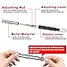 Aptoyu Professional Silent Dog Whistle to Stop Barking, 3 Pack Adjustable Pitch Ultrasonic Recall Training Tool Silent Dog Bark Control Whistle with Free Premium Quality Lanyard, (Black White Red)